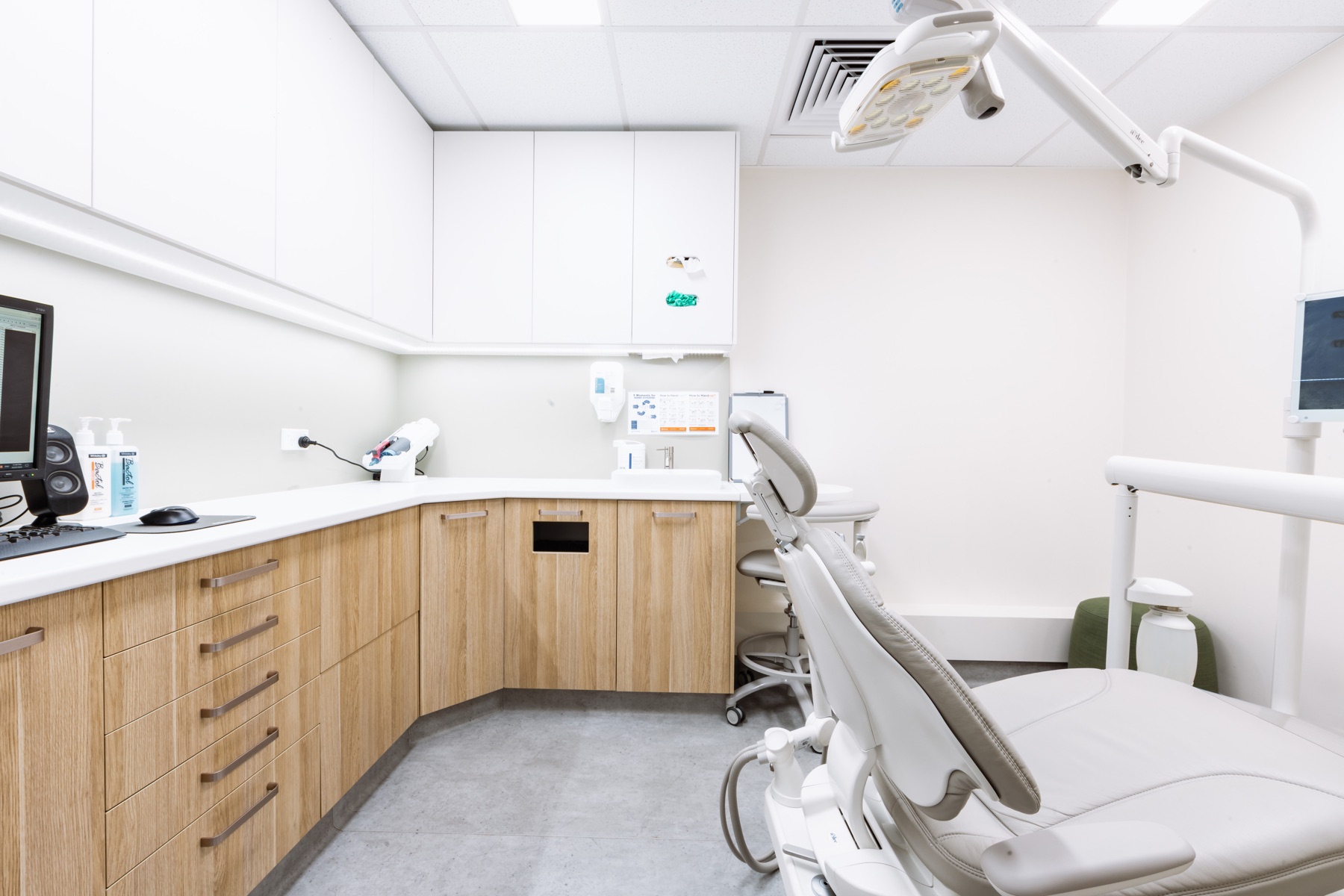 A modern Newtown Elite Dental surgery prepared for a dental implant consultation